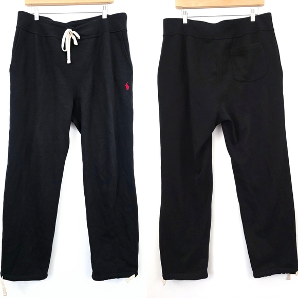 Polo Ralph Lauren Other - Polo Ralph Lauren Fleece Sweatpants Loungewear Men's XL Black Comfort Casual